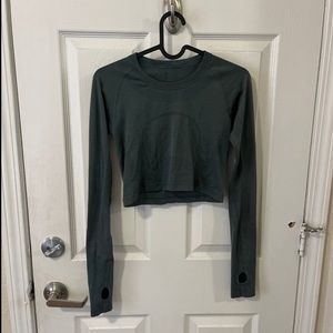 Lulu lemon swiftly cropped long sleeve